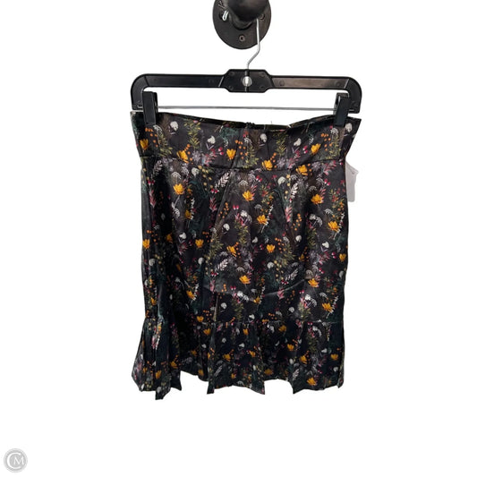 Skirt Mini & Short By Cmc In Black & Yellow, Size: S