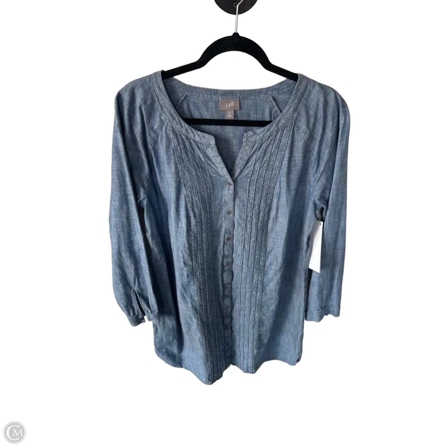 Dress Casual Short By J. Jill In Blue Denim, Size: Mp