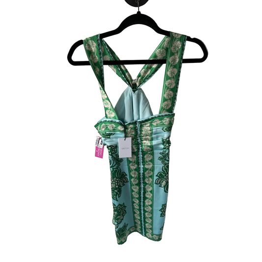 Dress Party Short By Greylin In Blue & Green, Size: M