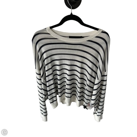 Sweater By Jenni Kayne In Blue & White, Size: M