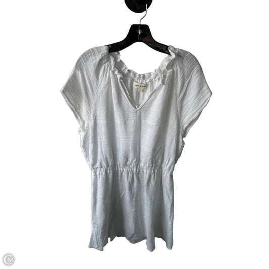 Dress Casual Midi By Cloth & Stone In White, Size: L
