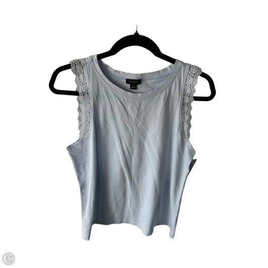 Top Sleeveless By Ann Taylor In Blue, Size: M
