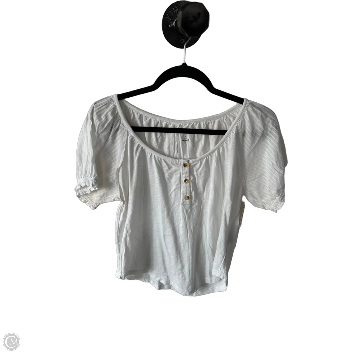 Top Short Sleeve By Pilcro In White, Size: S