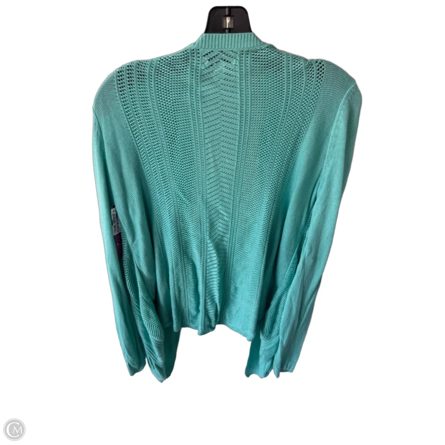 Sweater Cardigan By Croft And Barrow In Green, Size: M