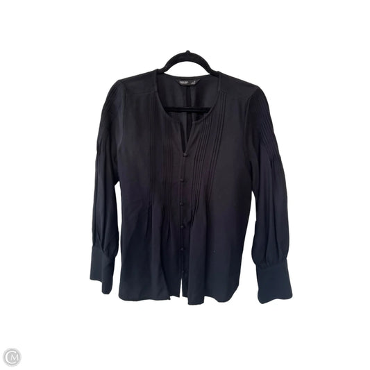 Blouse Long Sleeve By Simply Vera In Black, Size: M
