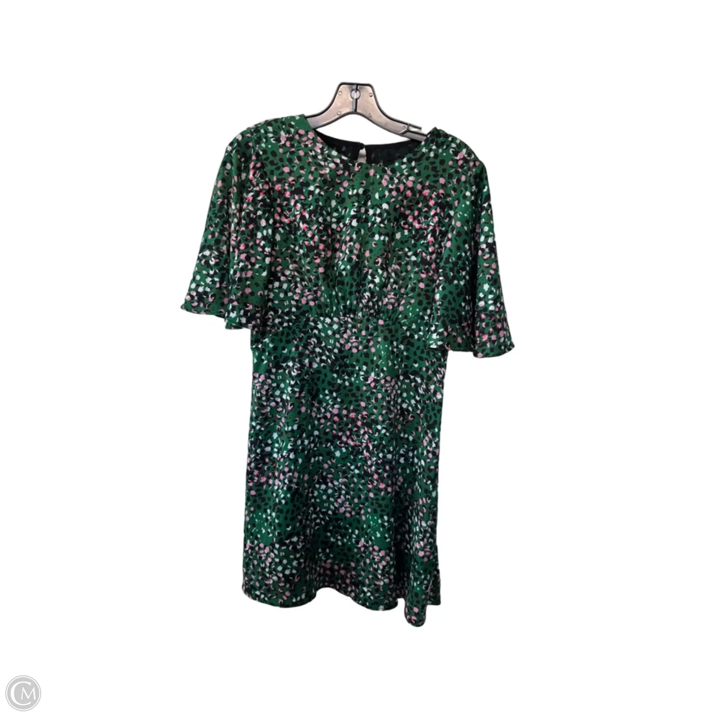Dress Party Short By Top Shop In Green & White, Size: M