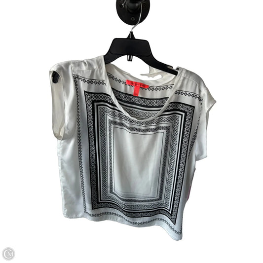Top Sleeveless By Mng In Black & White, Size: M