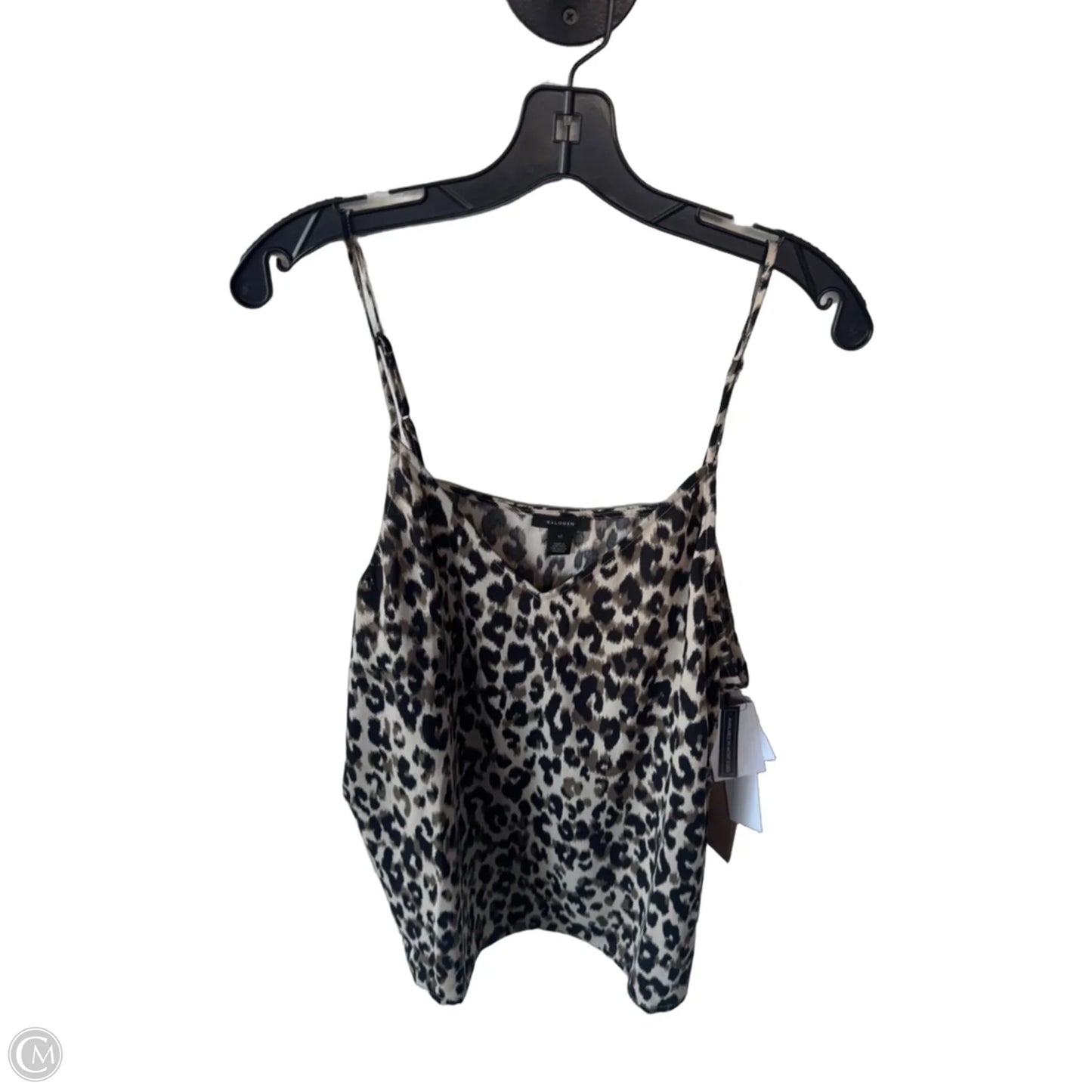Top Cami By Halogen In Green & Tan, Size: Xl