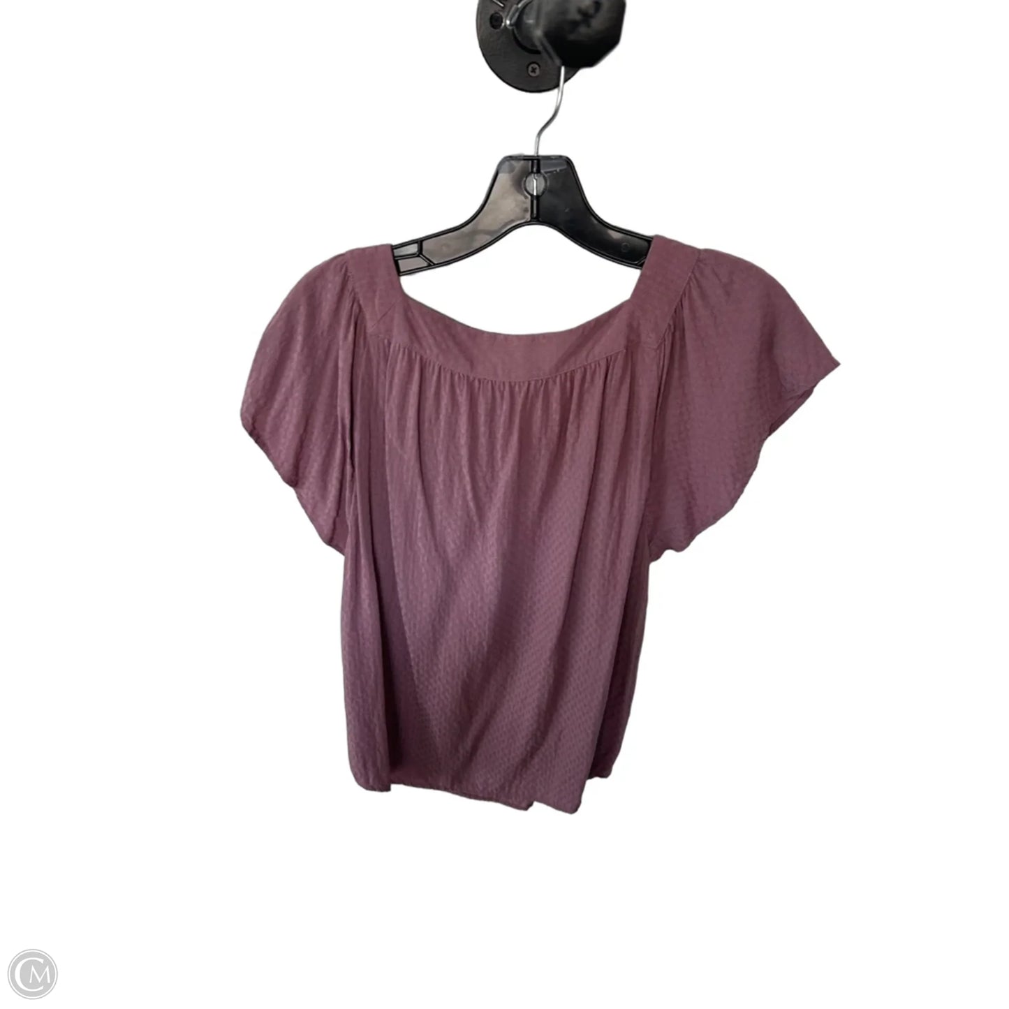 Blouse Short Sleeve By Loft In Pink, Size: Xsp