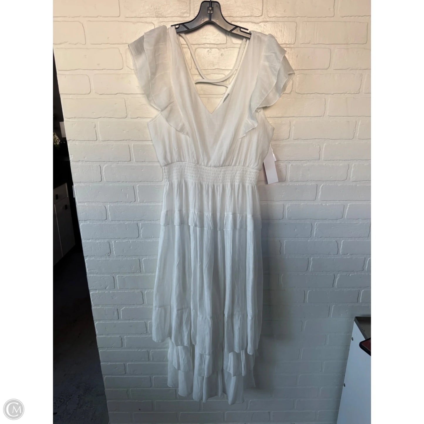 Dress Party Long By J. Crew In White, Size: M
