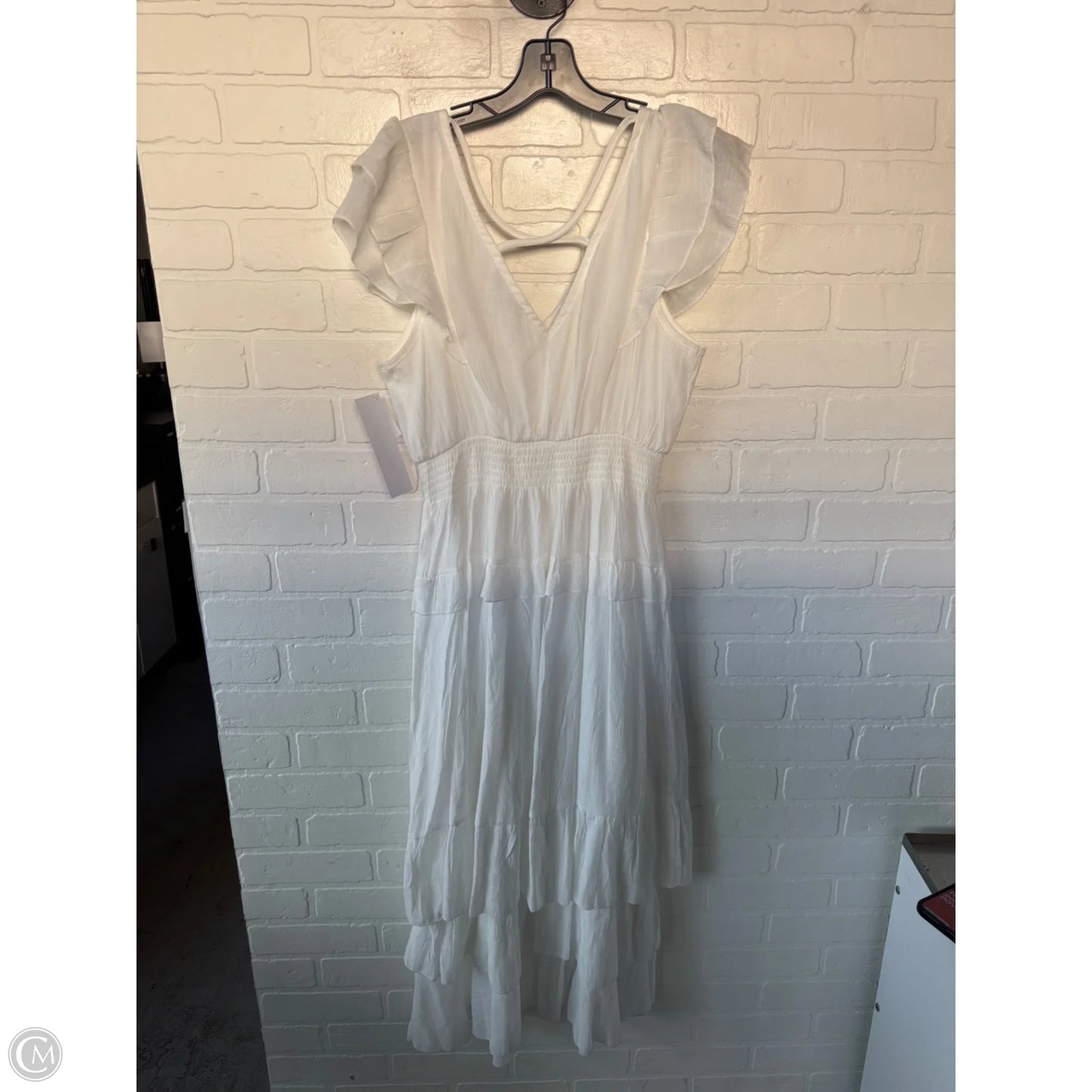 Dress Party Long By J. Crew In White, Size: M