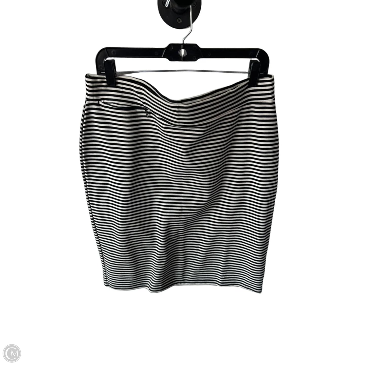 Skirt Midi By Toad & Co In Black & Cream, Size: L