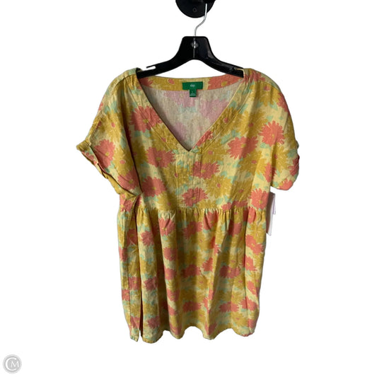 Dress Casual Short By Dip In Yellow, Size: L