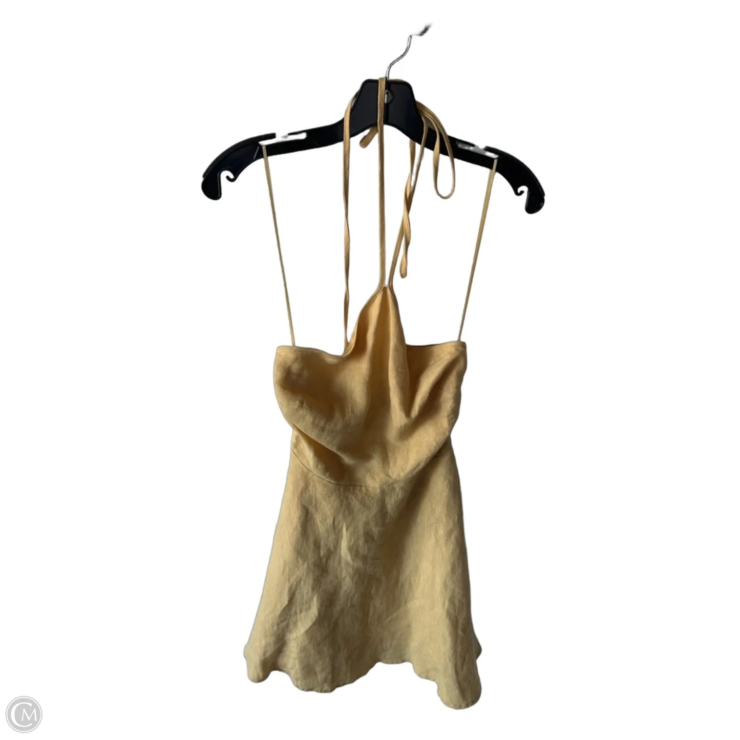 Dress Party Short By Clothes Mentor In Gold, Size: Xs