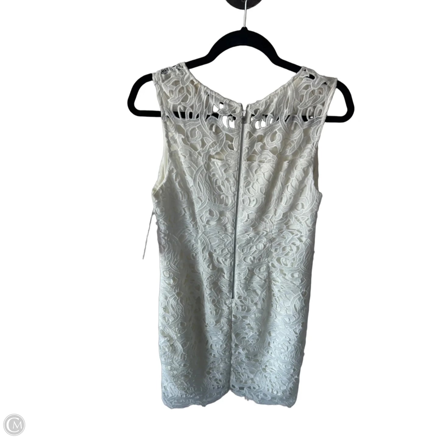 Dress Party Midi By T Tahari In White, Size: M