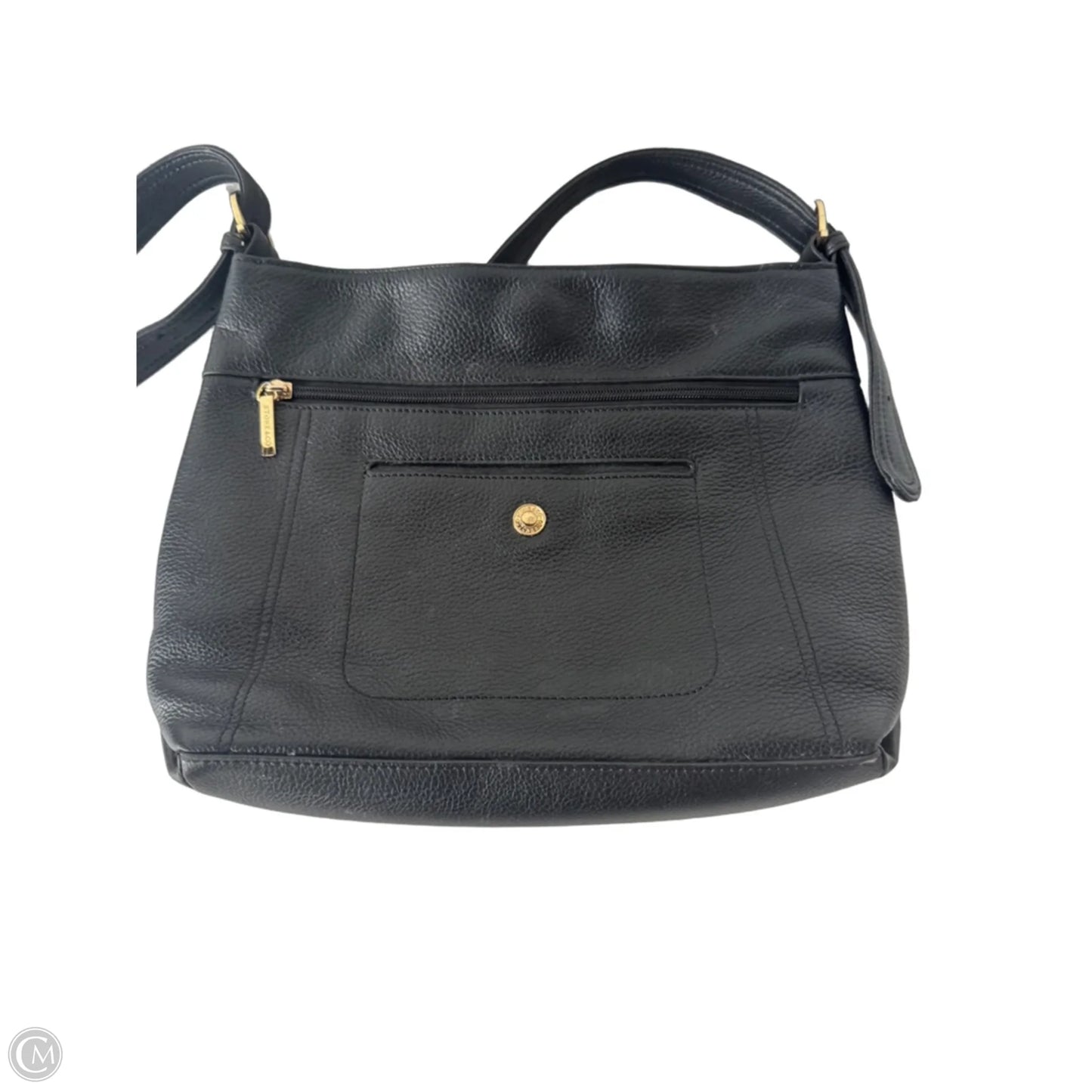 Handbag Leather By Clothes Mentor, Size: Large