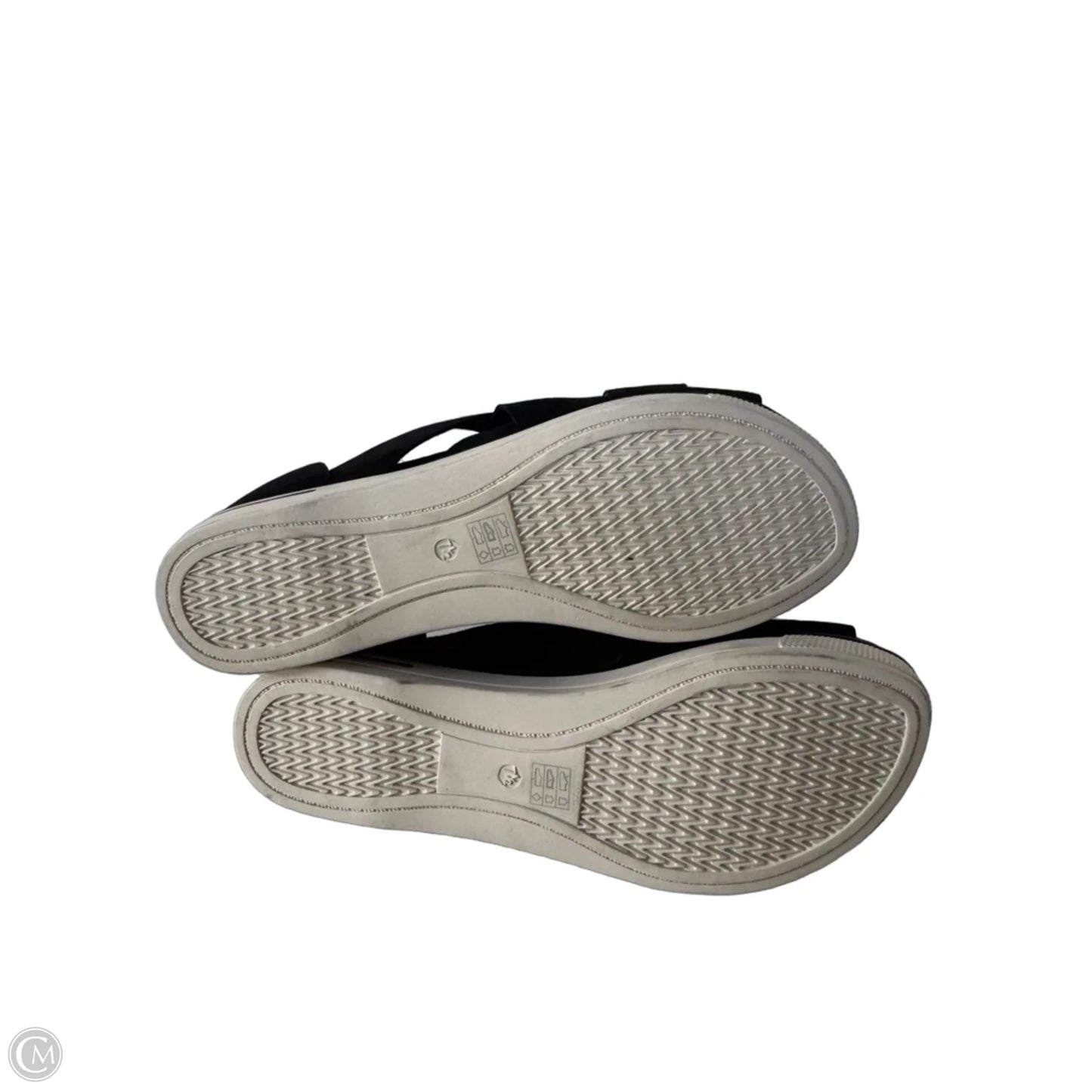 Sandals Flats By Eileen Fisher In Black, Size: 7.5