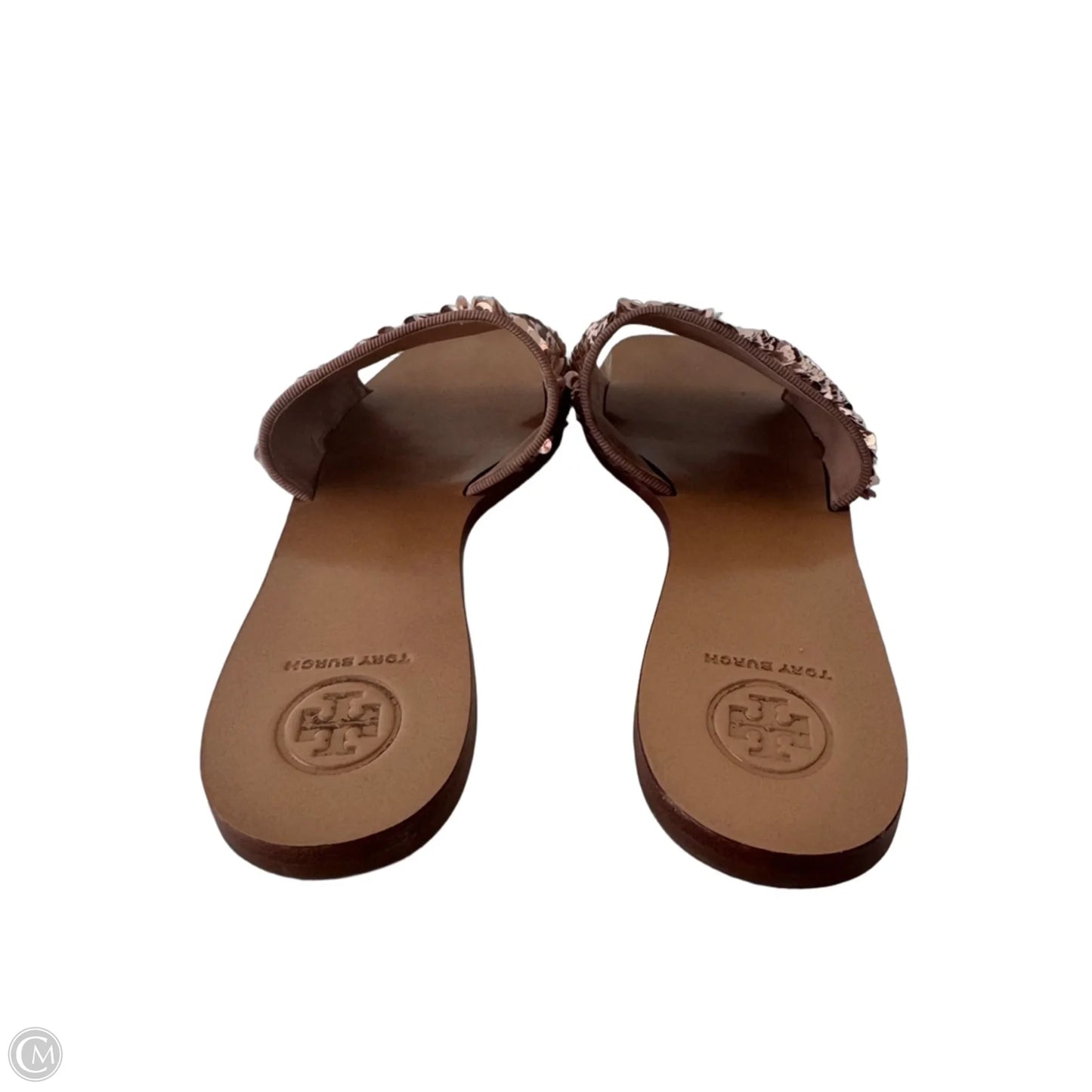Sandals Designer By Tory Burch In Gold, Size: 8