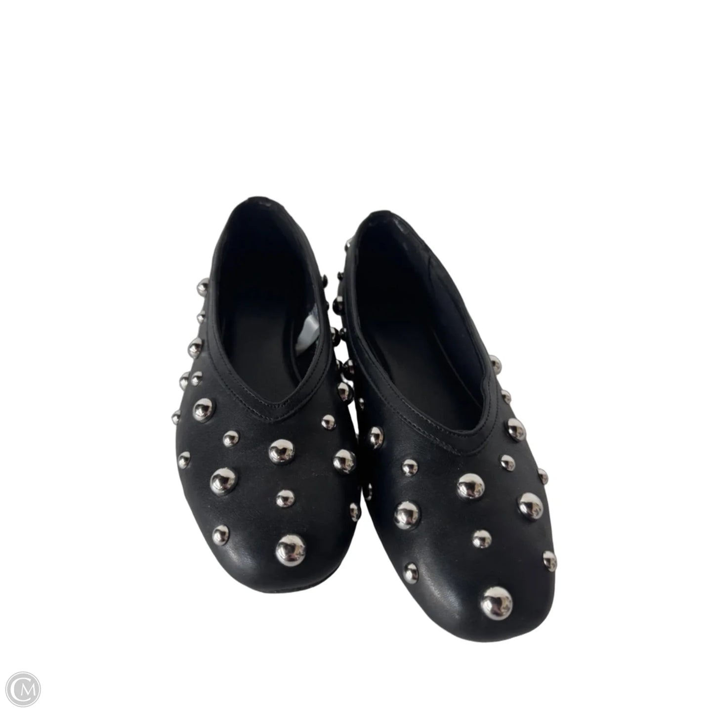 Shoes Flats By A New Day In Black & Silver, Size: 8