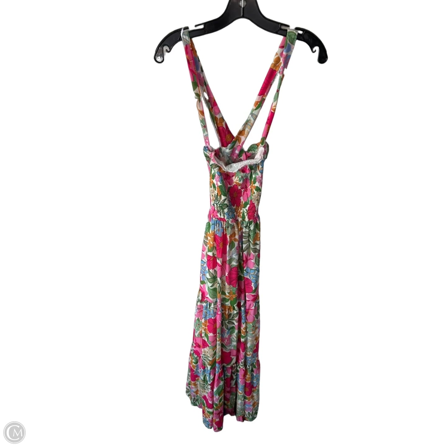 Dress Party Long By Vici In Pink & White, Size: Xl