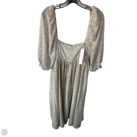 Dress Party Long By Storia In Brown & White, Size: L