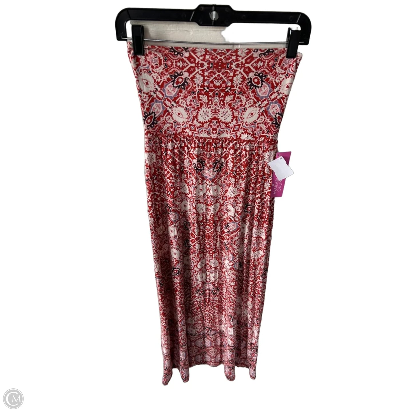 Skirt Maxi By Artisan Ny In Orange & White, Size: Xs