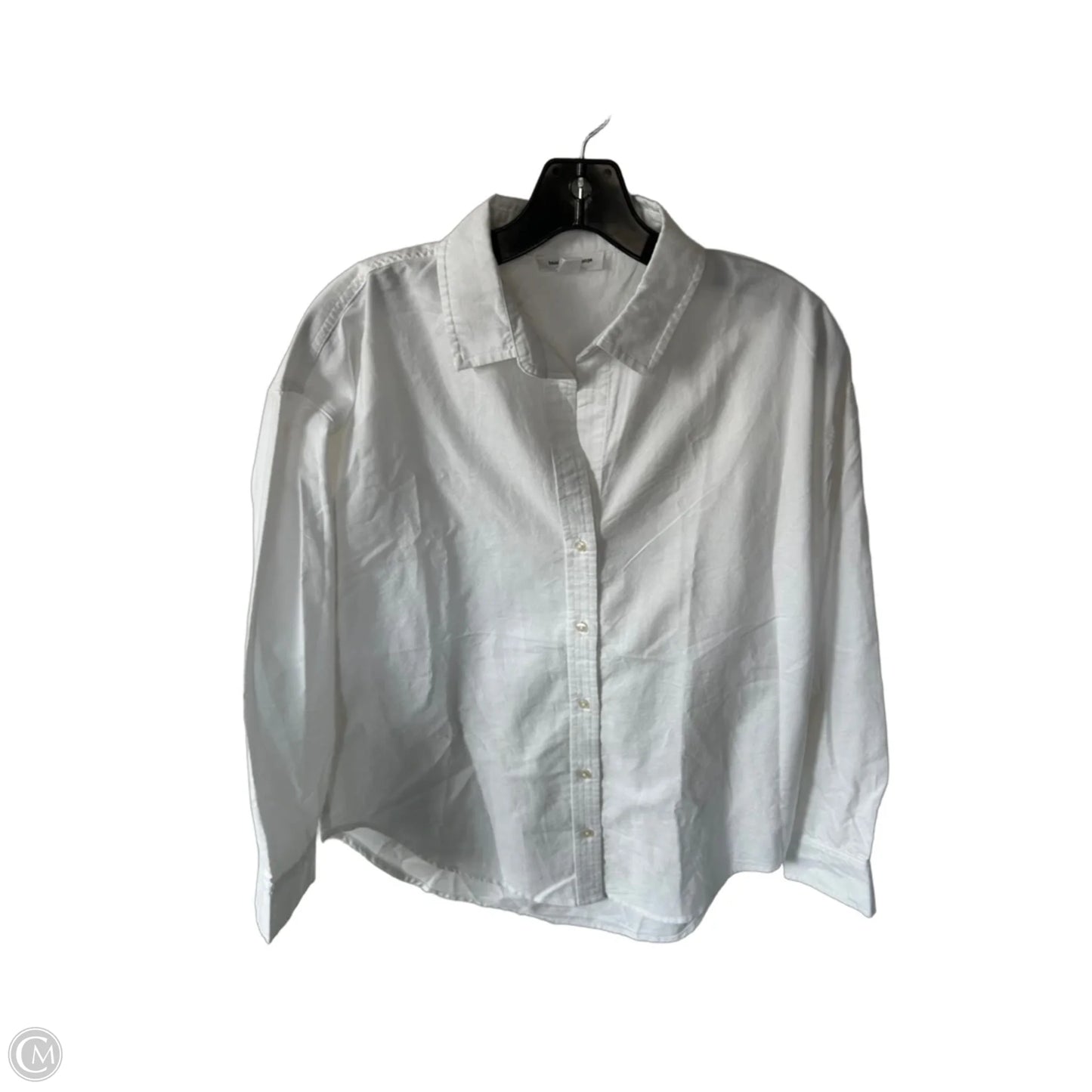 Blouse Long Sleeve By Beachlunchlounge In White, Size: Xs