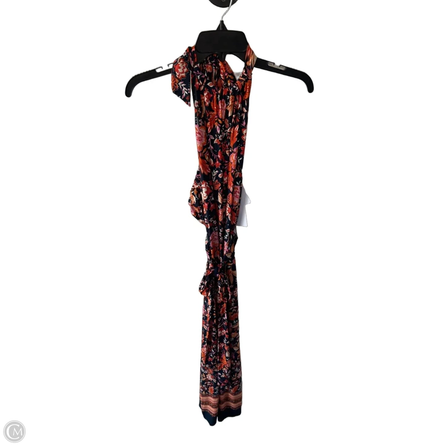 Dress Casual Midi By Msk In Blue & Orange, Size: M