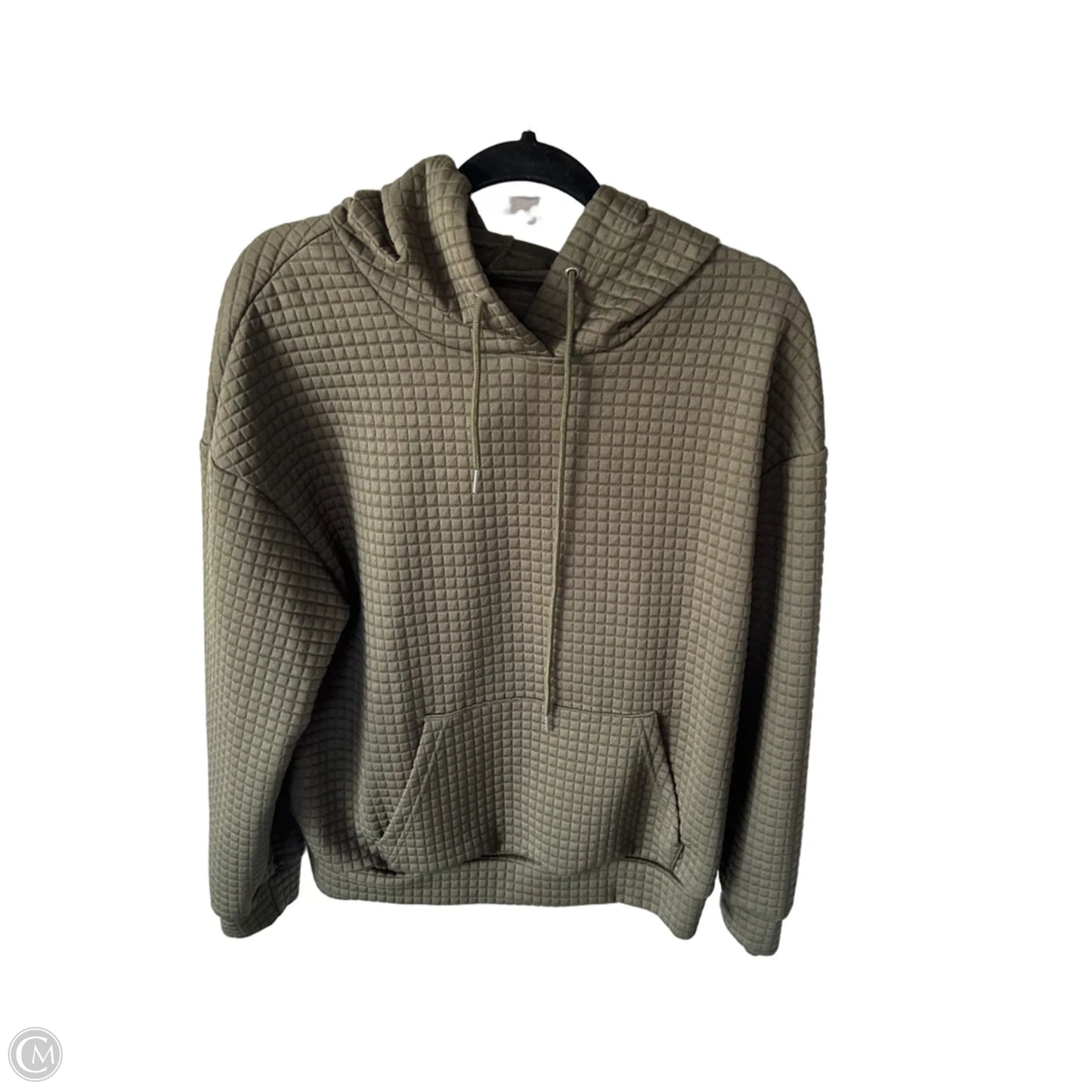 Sweatshirt Hoodie By Cme In Green, Size: M