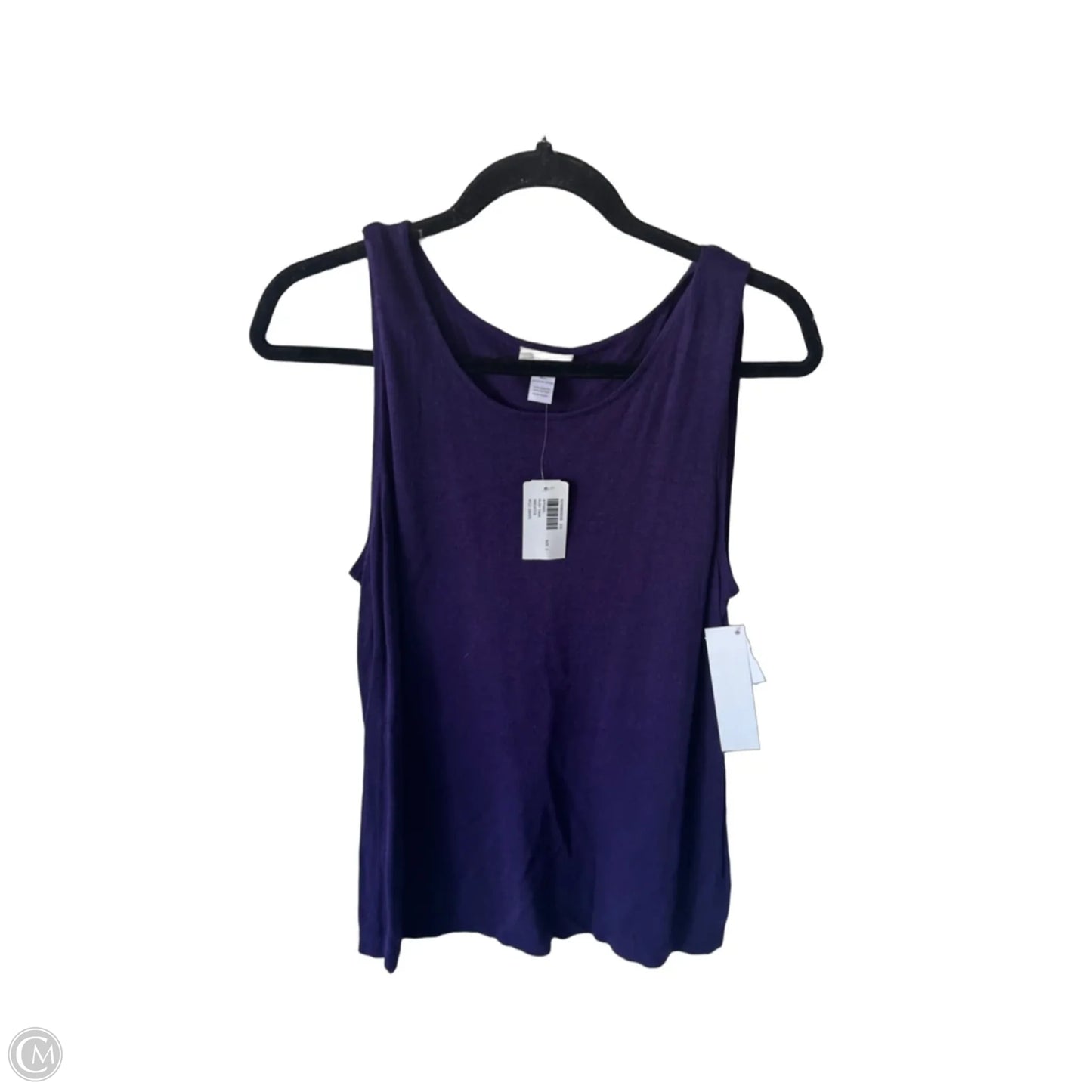 Vest Sweater By Chicos In Purple, Size: L