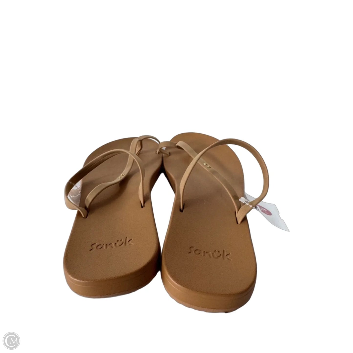 Sandals Flip Flops By Sanuk In Brown, Size: 8