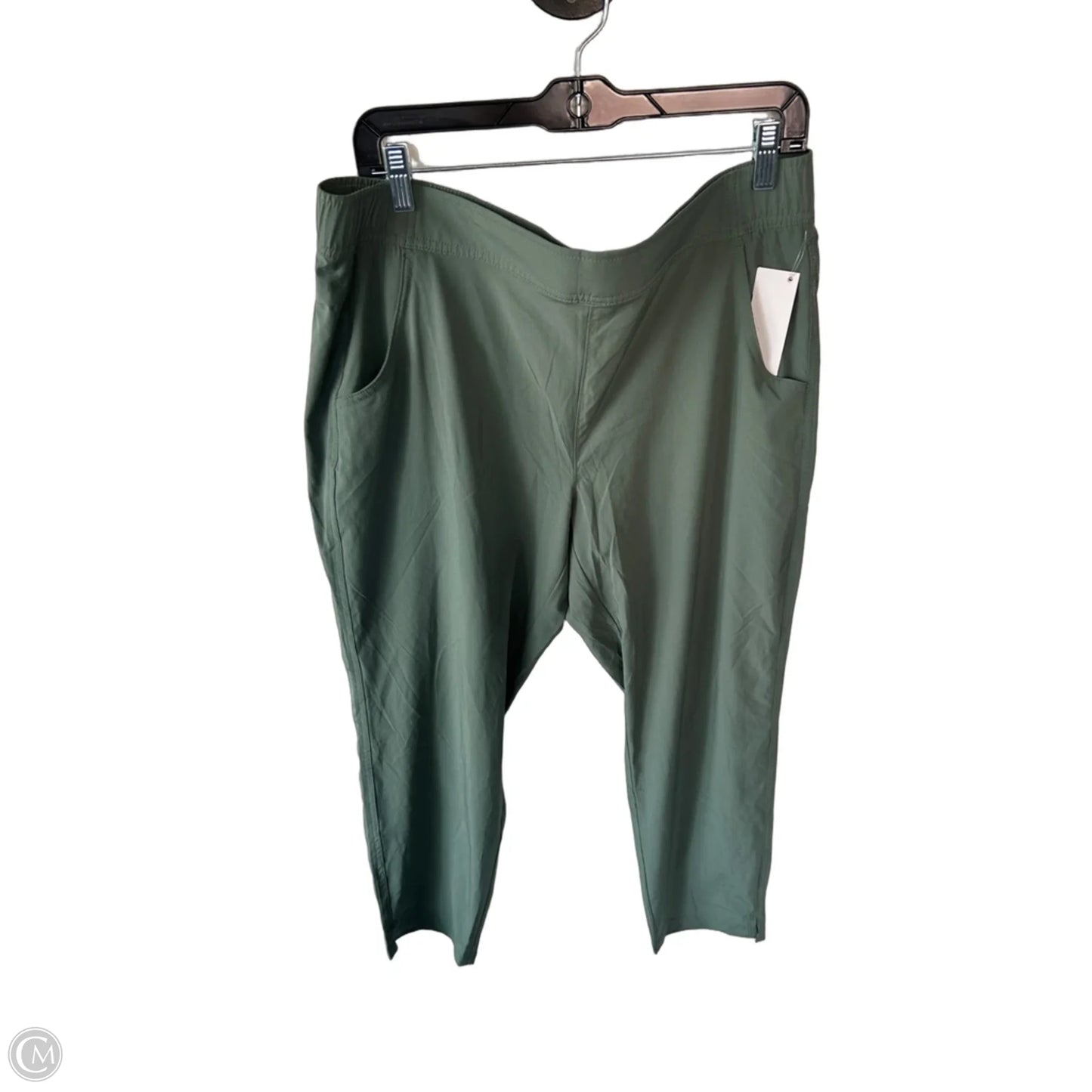 Athletic Pants By Eddie Bauer In Green, Size: L