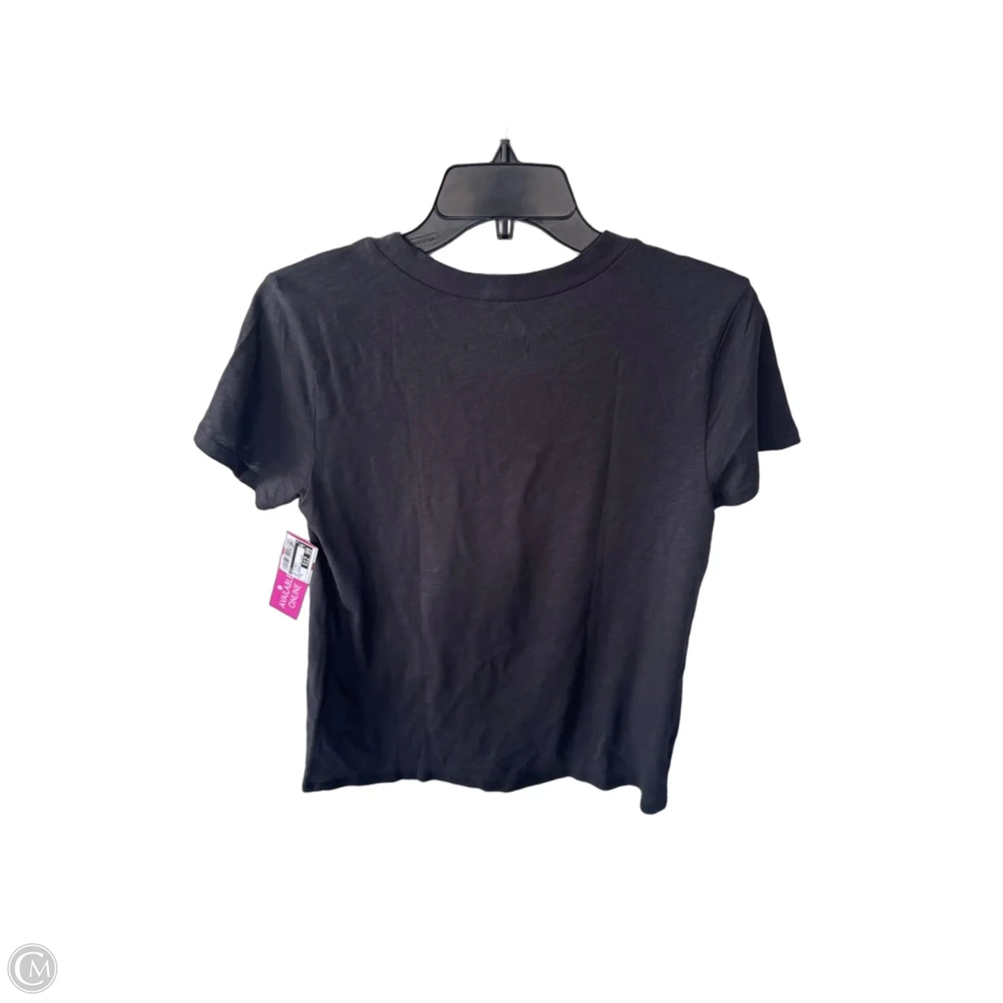 Top Short Sleeve Basic By Loft In Grey & White, Size: S