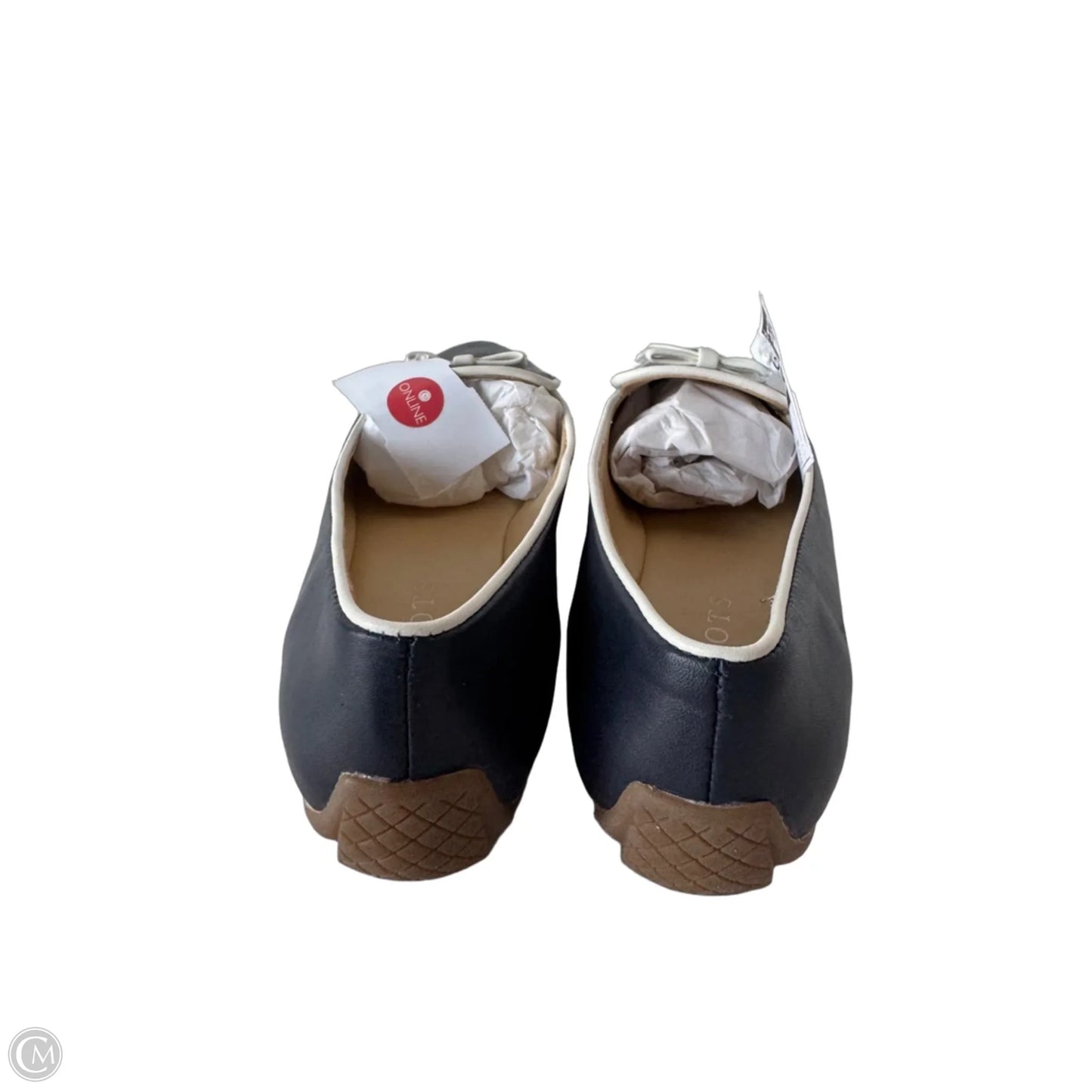 Shoes Flats By Talbots In Blue & White, Size: 5