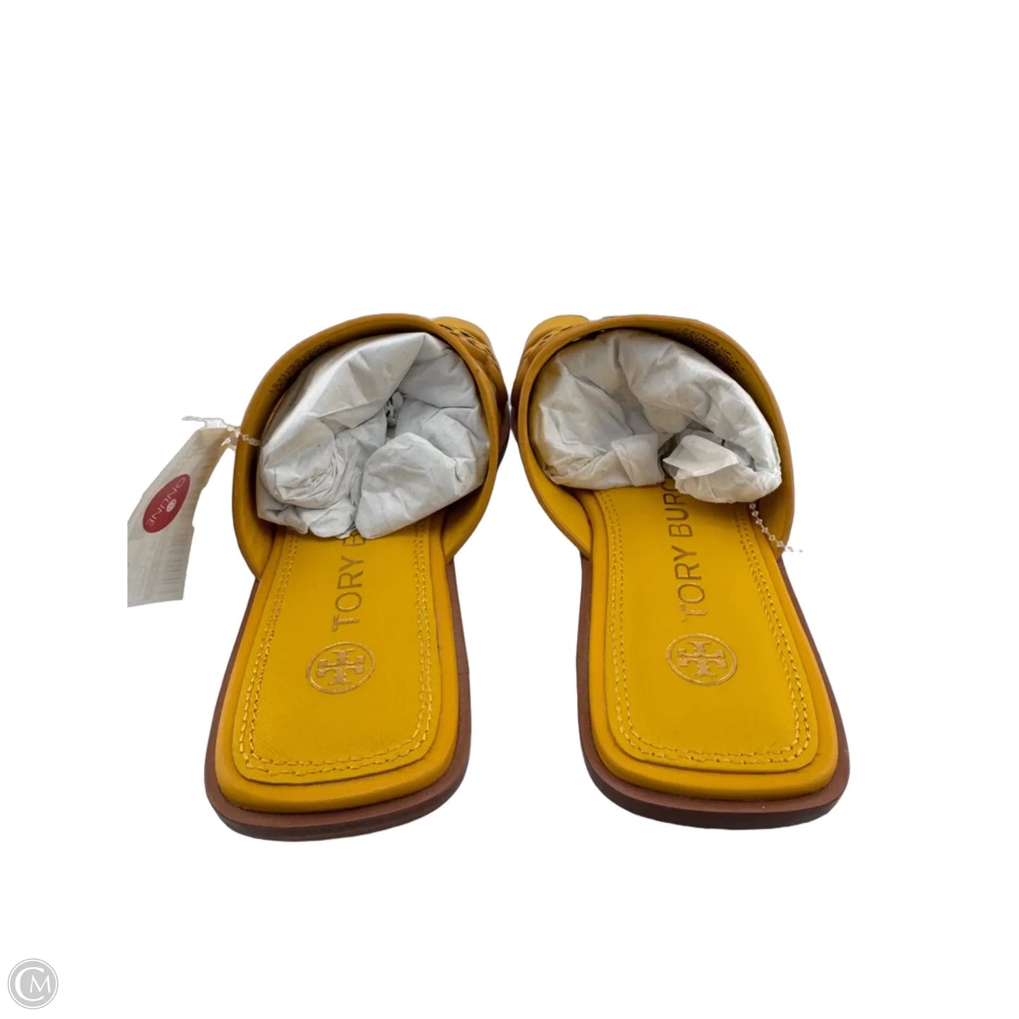 Sandals Designer By Tory Burch In Yellow, Size: 5.5