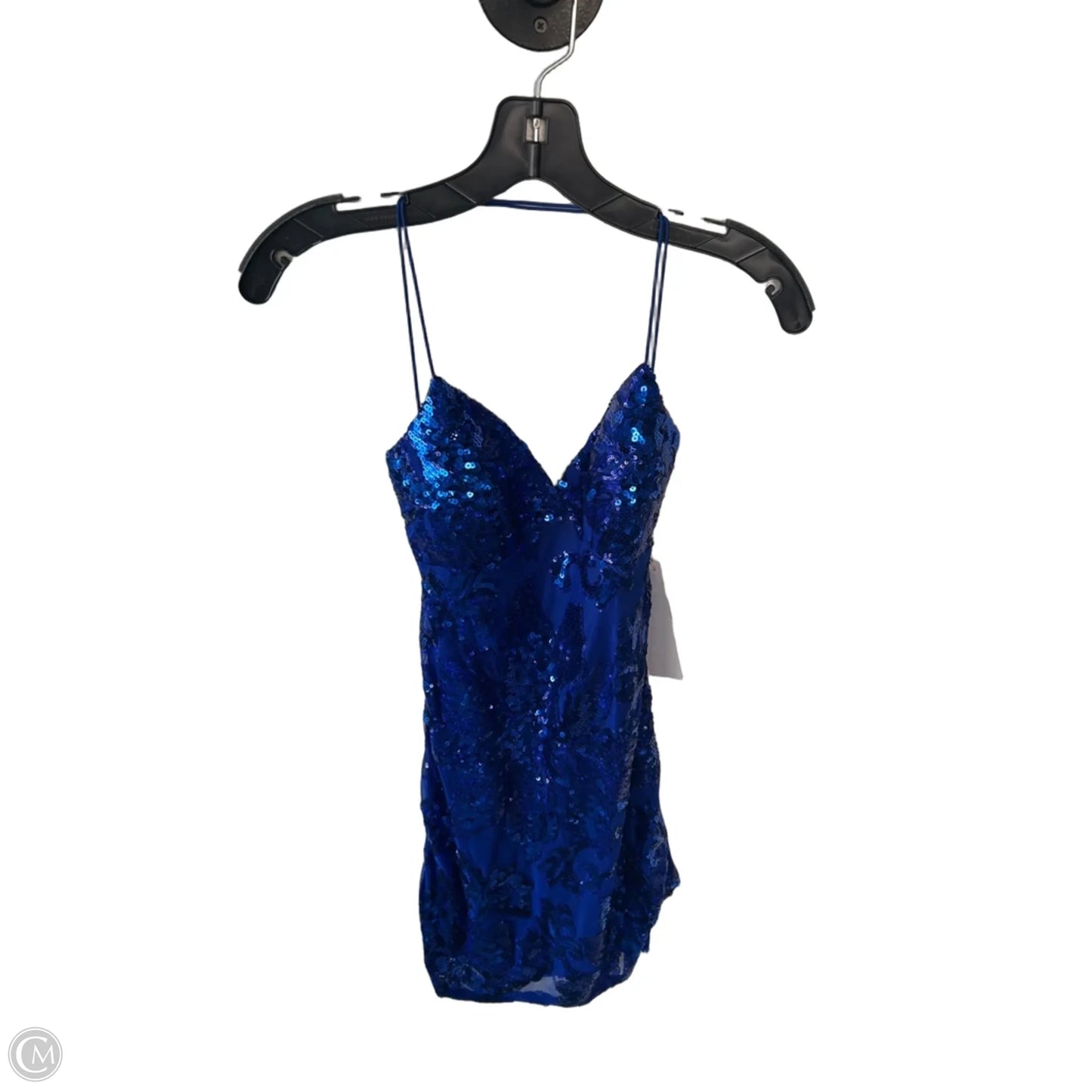 Dress Party Short By Clothes Mentor In Blue, Size: S