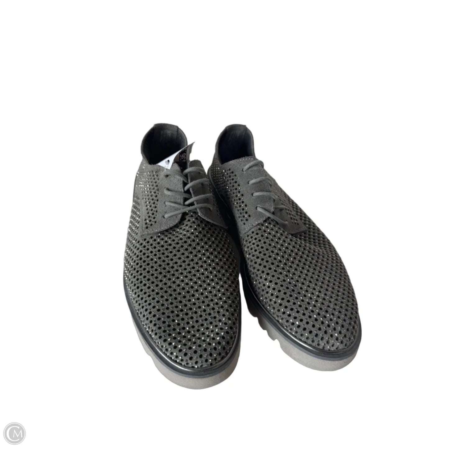 Shoes Flats By Donald Pliner In Grey & Silver, Size: 6.5
