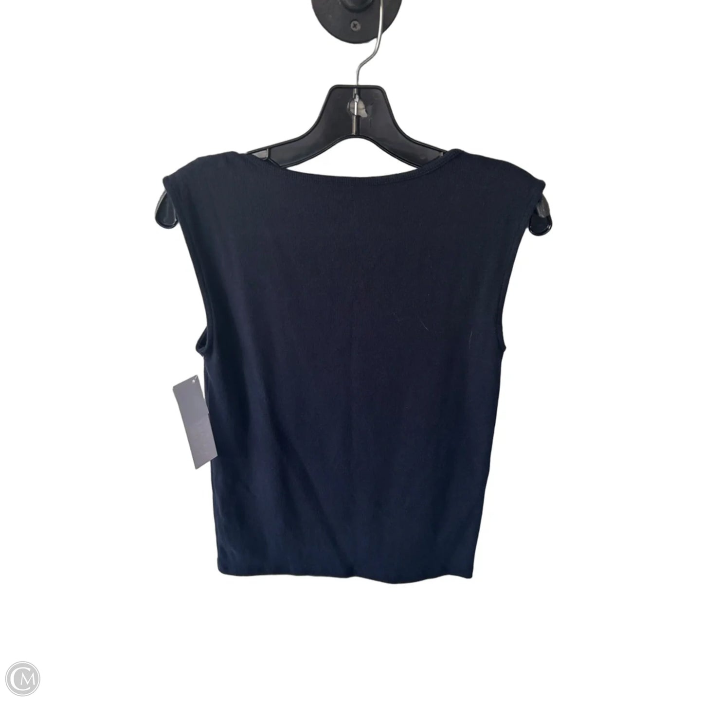 Top Sleeveless By Talbots In Navy, Size: M