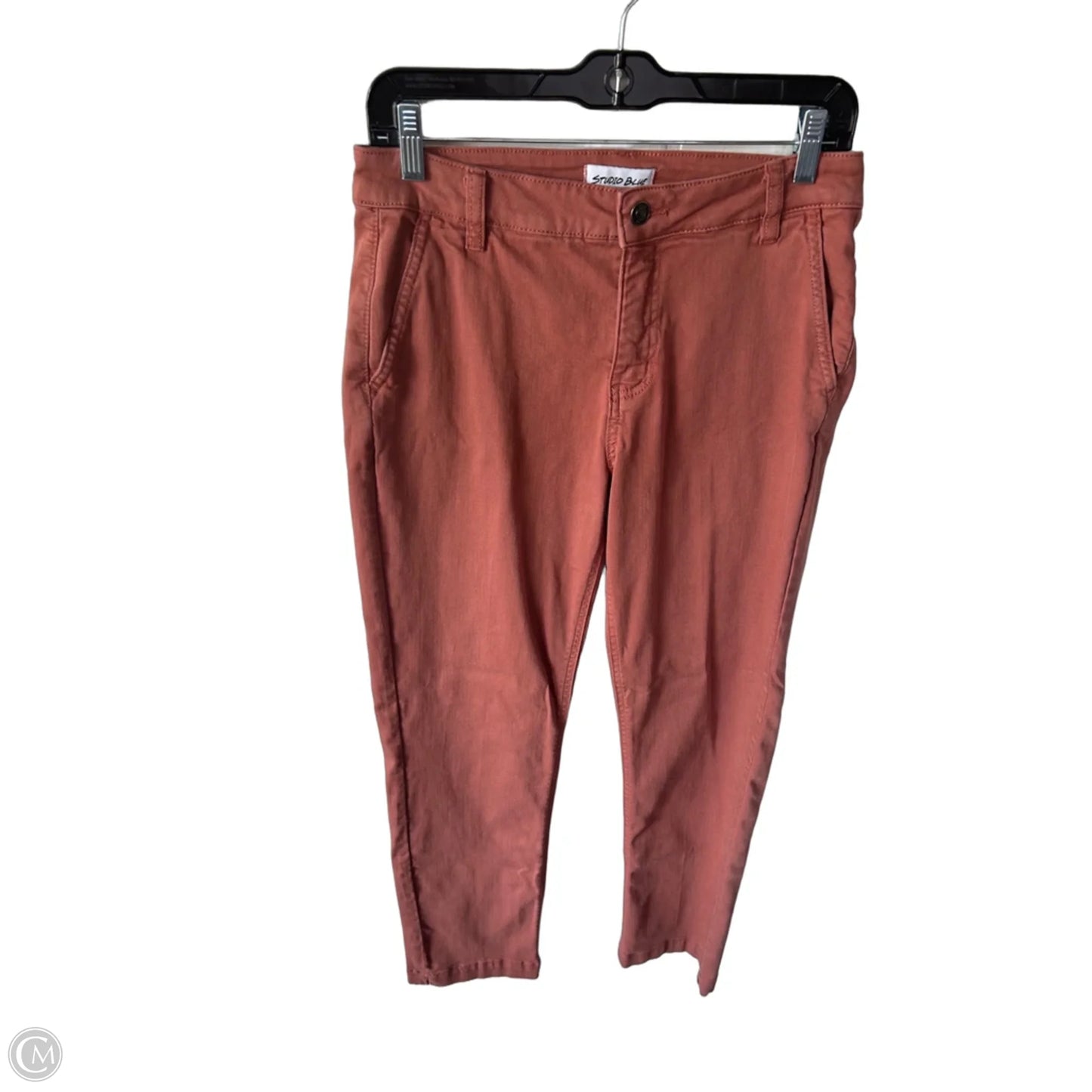 Jeans Straight By Studio Blue In Orange Denim, Size: 6
