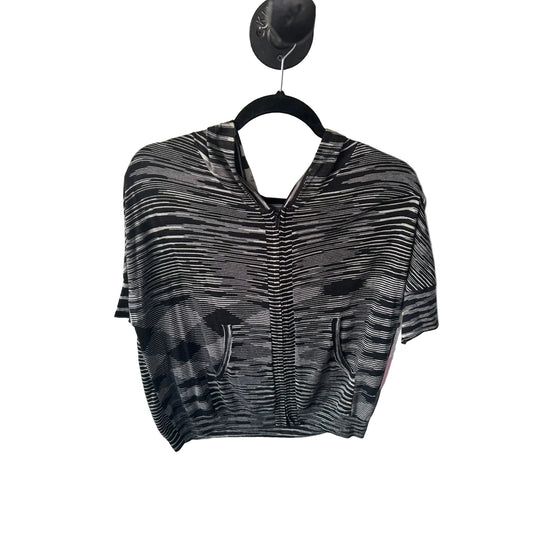 Sweater Short Sleeve By Bcbgmaxazria In Black & Tan, Size: S