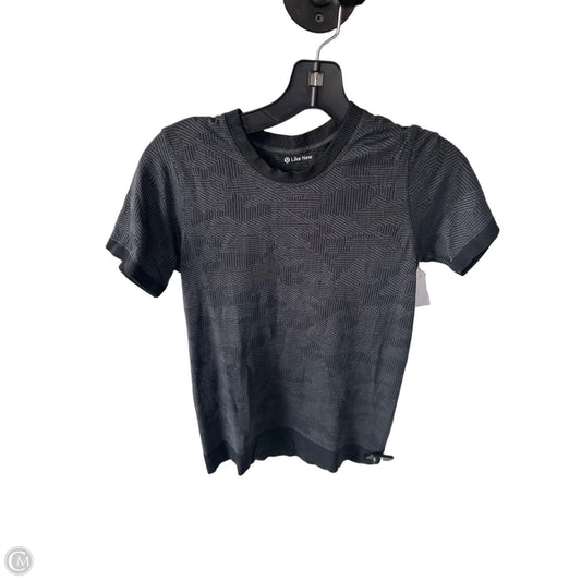 Athletic Tank Top By Lululemon In Black & Grey, Size: Xs