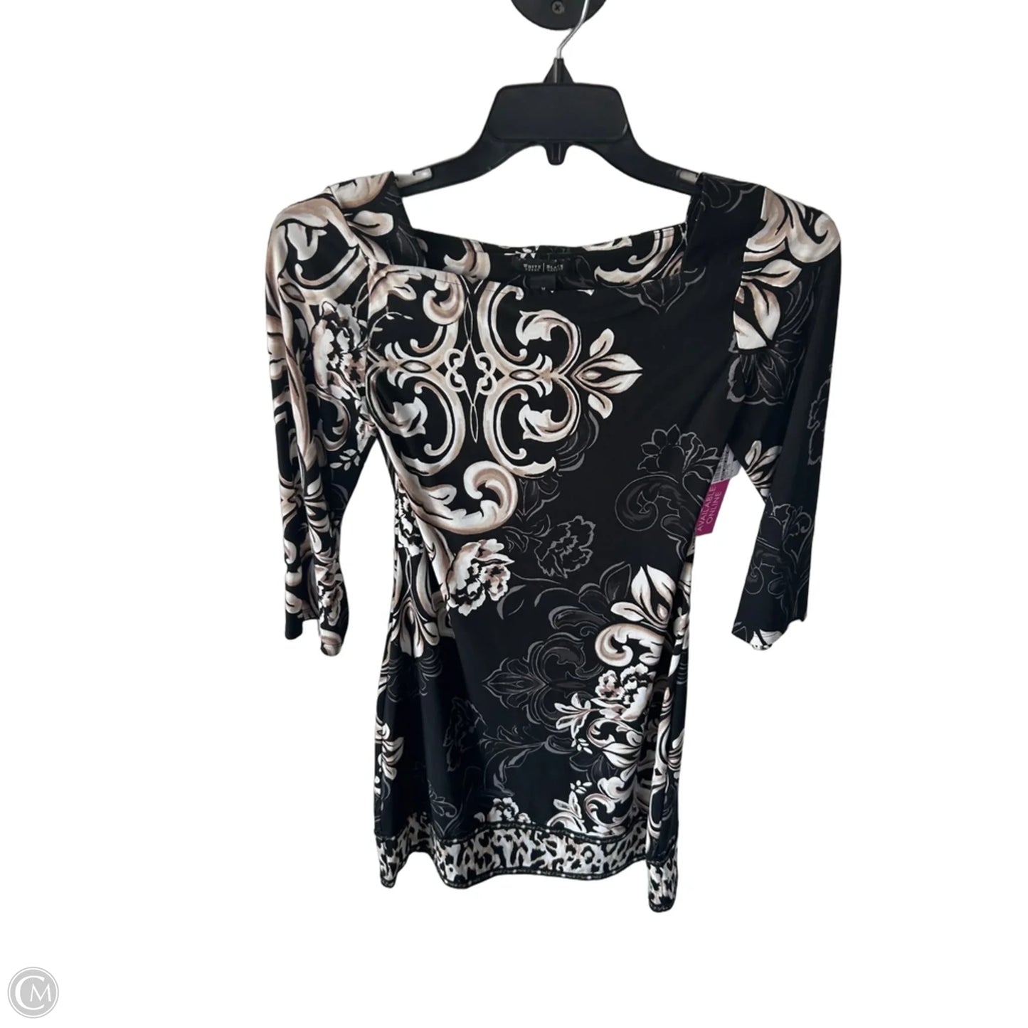 Dress Work By White House Black Market In Black & Tan, Size: M