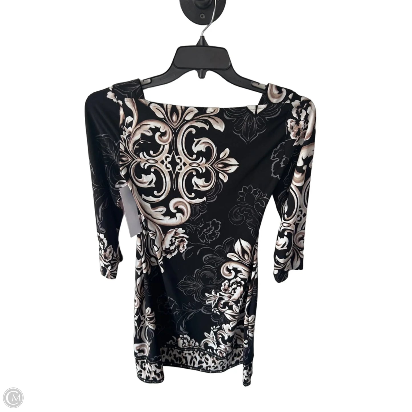 Dress Work By White House Black Market In Black & Tan, Size: M