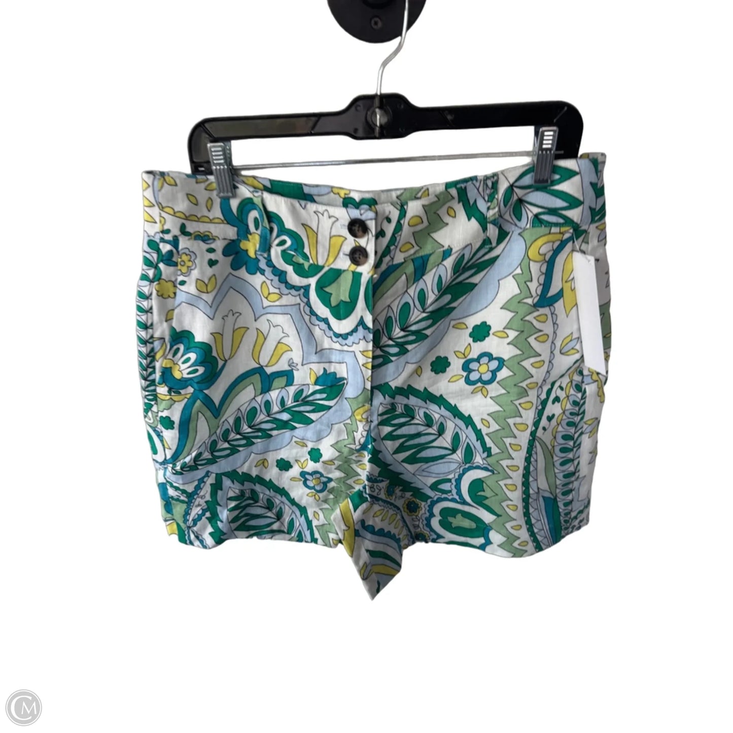 Shorts By Boden In Green & White, Size: 12