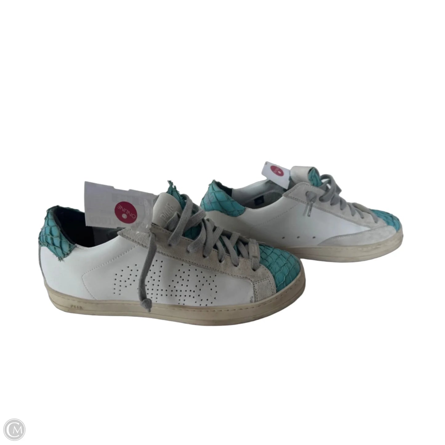 Shoes Sneakers By P448 In Blue & White, Size: 7.5