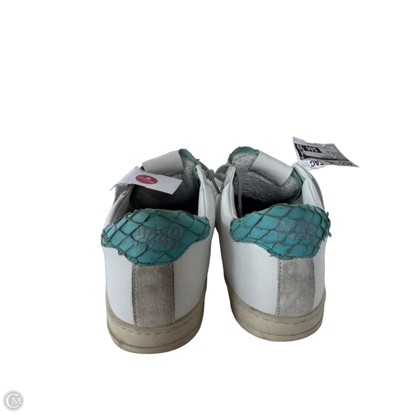 Shoes Sneakers By P448 In Blue & White, Size: 7.5