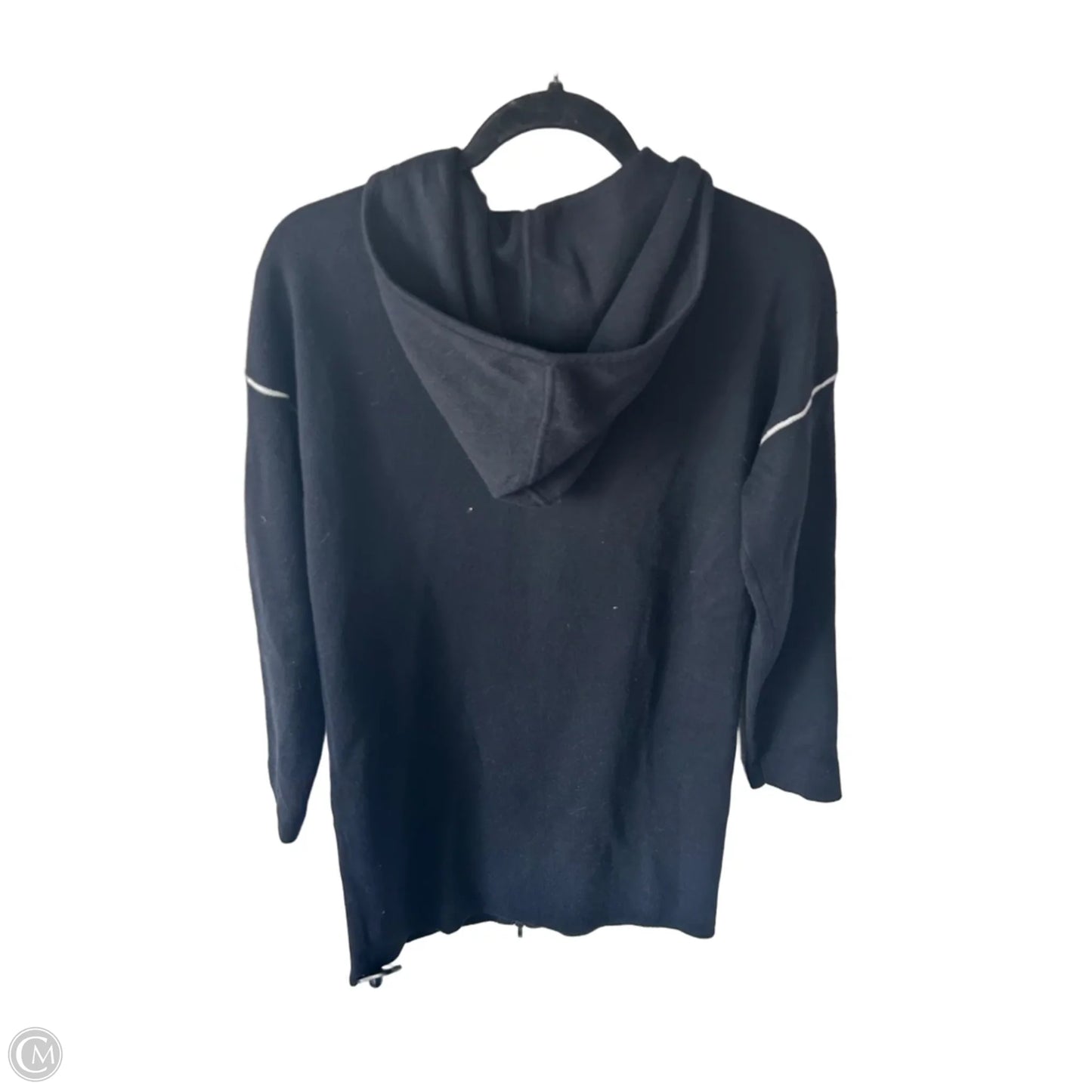 Sweater Cardigan By Tahari In Black & White, Size: M