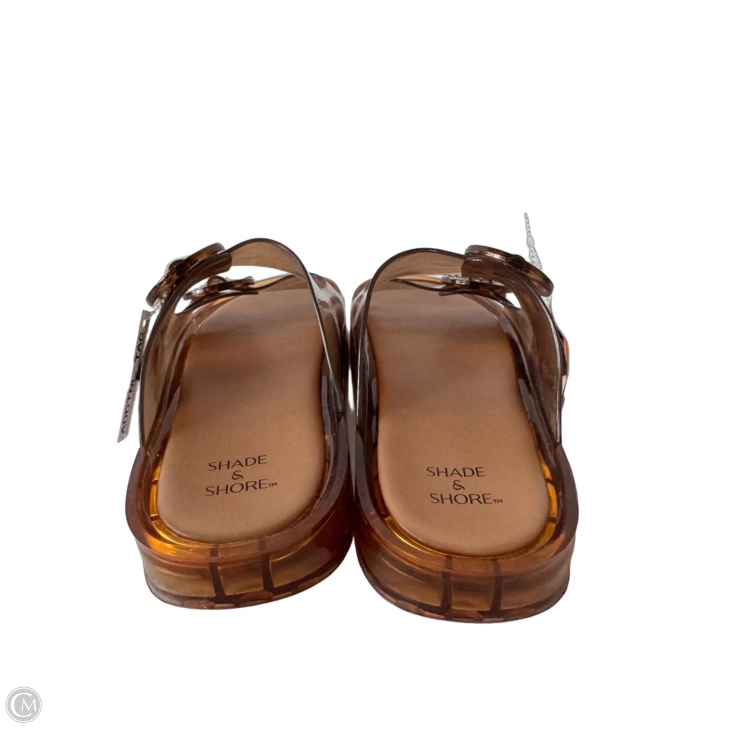 Sandals Flats By Shade & Shore In Brown, Size: 7