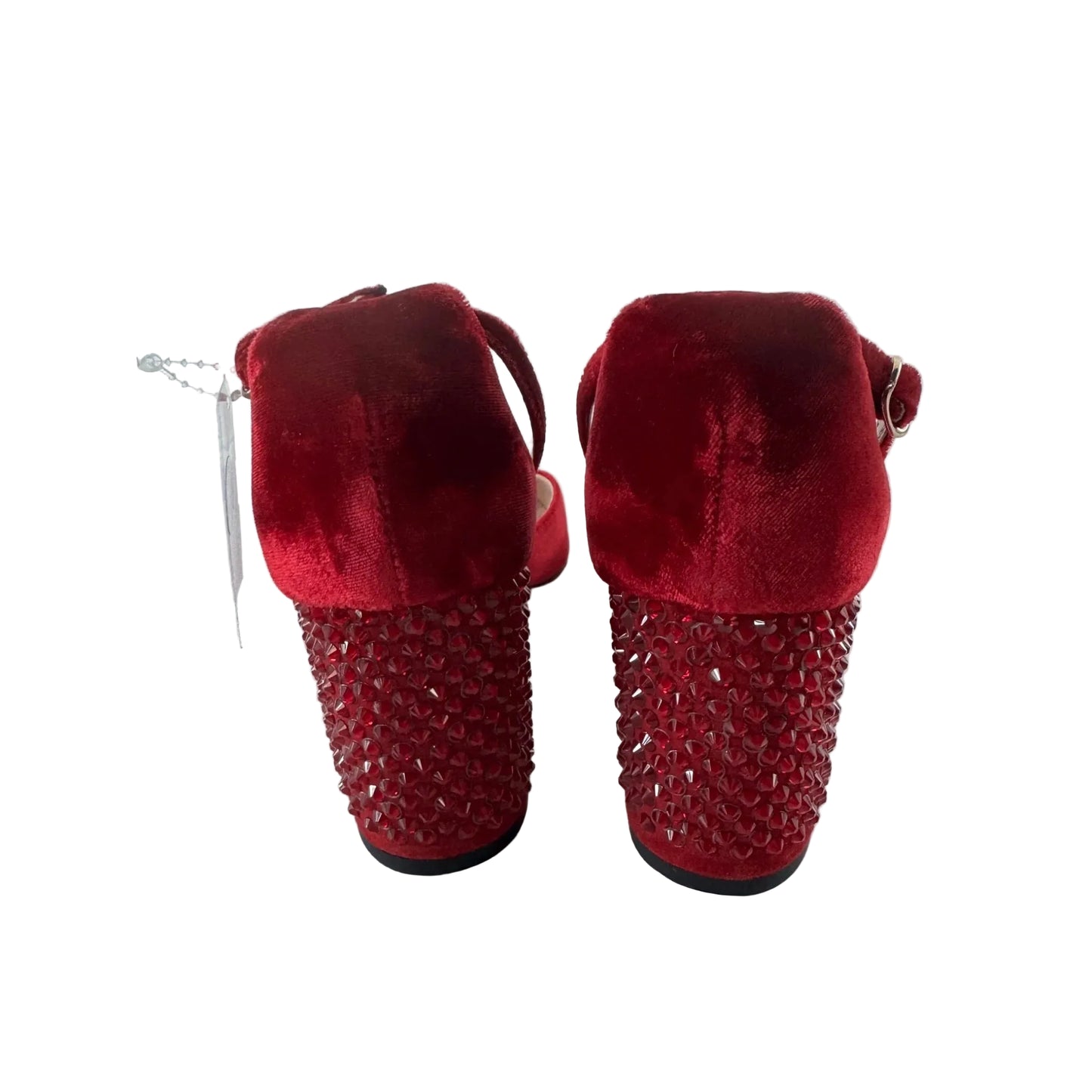 Sandals Heels Block By J. Crew In Red, Size: 8