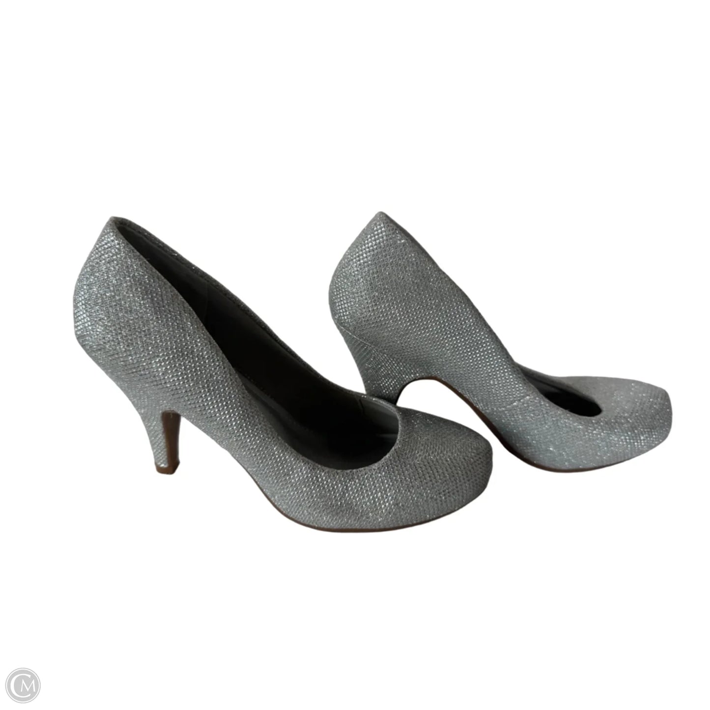 Shoes Heels Stiletto By Dream Pairs In Silver, Size: 6.5